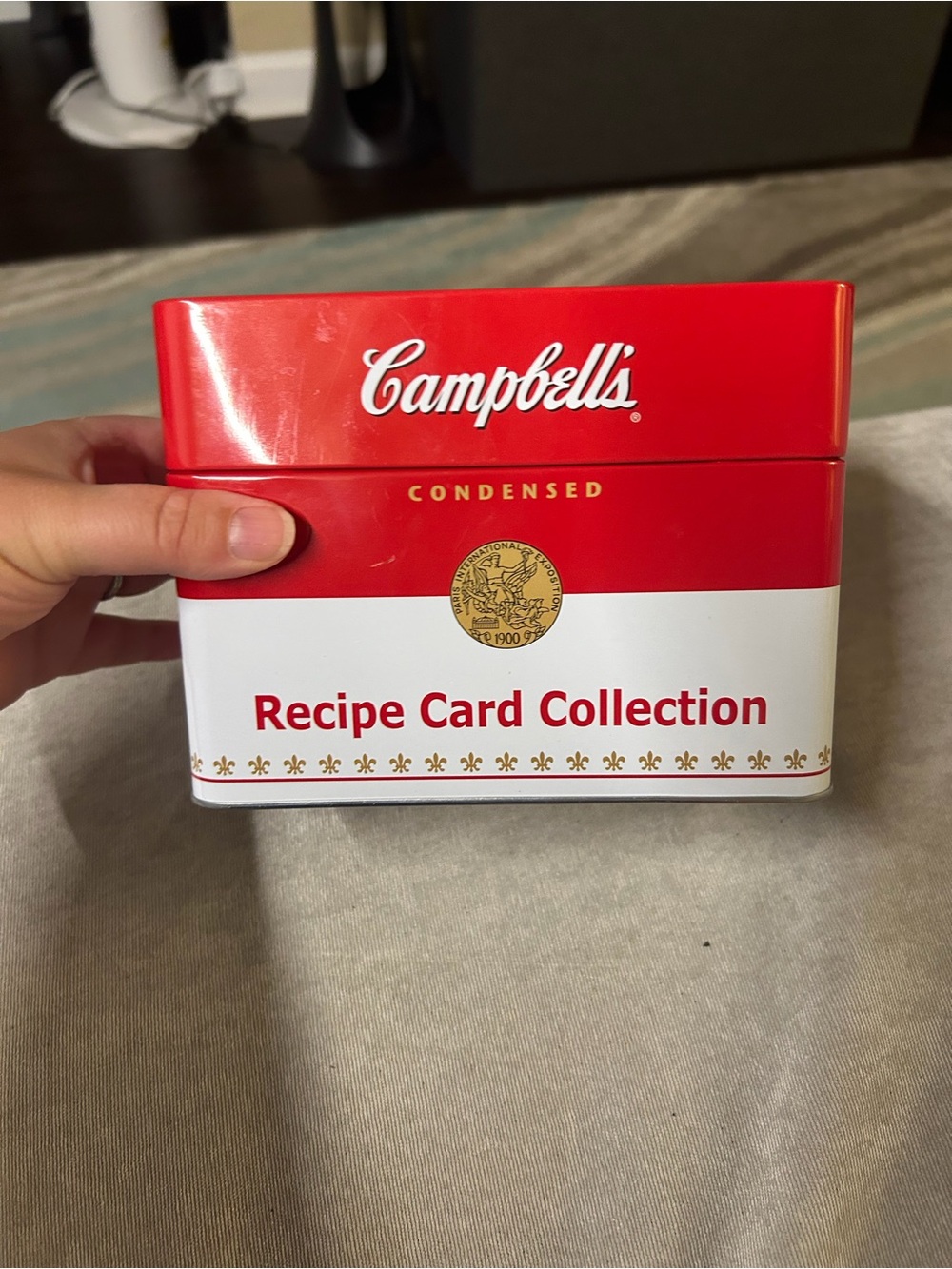 Campbell's Red & White Recipe Card Collection Tin